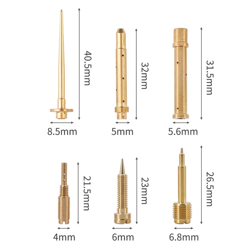 KIPA Carburetor Rebuild Repair Kit With Float Replace for 1970-1973 CB350 CL350 Twins, Carb # 3D, 722A, 726A & 728A On engine number 1065279 - Image 4